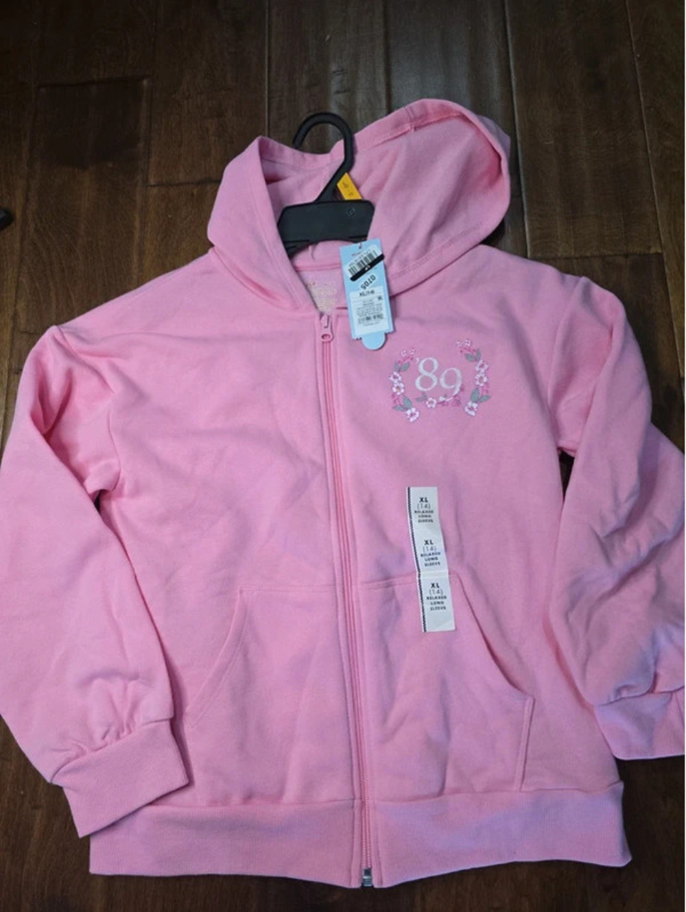 Size 14 brand new girl zip up hoodie from target item 705G3